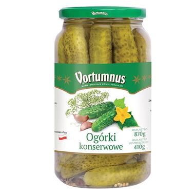 Ogórki konserwowe 900ml/870g/420g 